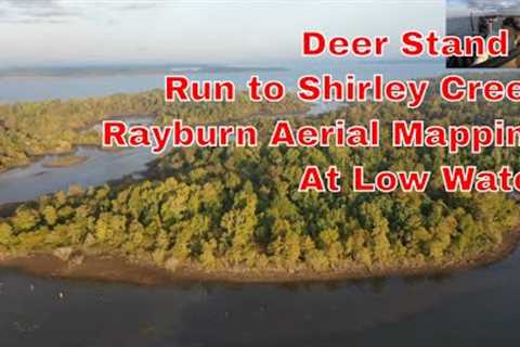 Rayburn Aerial Footage Deer Stand and Run to Shirley Creek - Vid 5 in Aerial Footage at Low Water