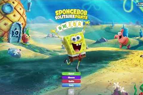 SpongeBob SolitairePants - Opening Tutorial!  Played on macOS M1 Pro Max (Apple Arcade)