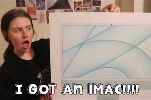 UNBOX MY 2022 IMAC WITH ME!!!