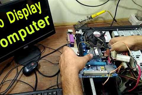 How to repair No Display Computer || Bios Problem || No Display Motherboard | No Signal by PK Expert