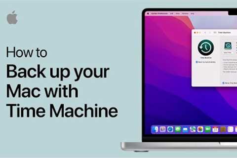 How to back up your Mac with Time Machine on macOS Monterey or earlier | Apple Support