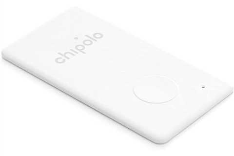 Chipolo Card 2020 Loud Water Resistant Bluetooth Pockets Tracker white for $34