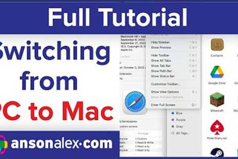 Mac Tutorial for Beginners - Switching from Windows to macOS