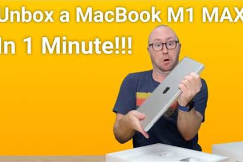 FASTEST Unboxing of New MacBook Pro M1 Max! #shorts