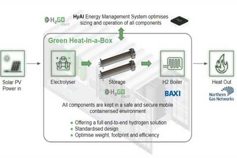 Pure hydrogen commercial boiler used in industrial scale demonstration