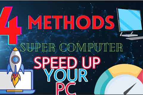 4 best methods to speed up your PC/Laptop|| Boost up Windows OS|| Optimize/Accelerate RAM/Processors