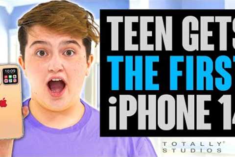 Teen Gets FIRST iPHONE 14 from Apple. Then what Happens?