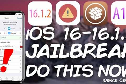 iOS 16 - 16.1.2 JAILBREAK: Do This Right Now While It''s Still Possible! For Newer Devices (A12+)