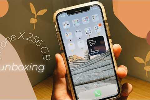  iPhone X 256 GB unboxing (2021) + review