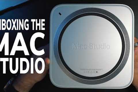 MY NEW APPLE MAC STUDIO BASE MODEL UNBOXED!