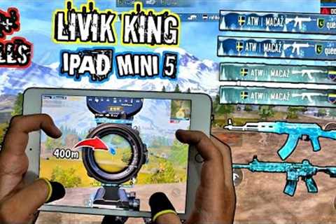 IPAD MINI 5 HANDCAM | BEST 4-FINGERS CLAW + GYRO | PUBG MOBILE