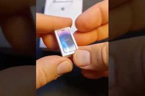 Small Apple iPhone 14 Pro Max Unboxing! #shorts