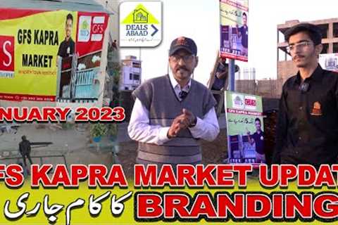 GFS Kapra Market New Update 2023 | Branding Ka Kaam Jari Hai | North Town Residency GFS Kapra Market