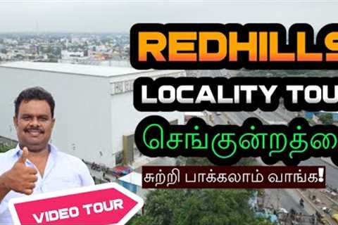 Redhills Locality View- Just 8 Kilometers from Madhavaram Chennai-Drone Video Tour