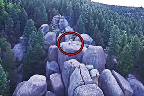 This Drone Made a Chilling Discovery After Spotting This High Up on a Mountain