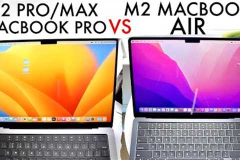 M2 Pro MacBook Pro Vs M2 MacBook Air! (Comparison) (Review)