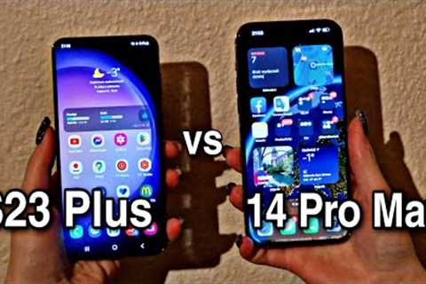 iPhone 14 Pro Max vs Samsung Galaxy S23 Plus | Speed Test