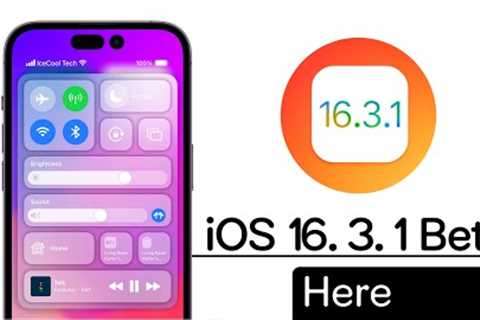 🔴 iOS 16.3.1 Beta Update ❌ - iOS 16.3.1 Features - iPhone 8 , X , 11 , 12 , 13 iOS 16.3.1 Update