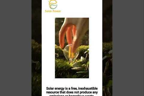 What is solar energy