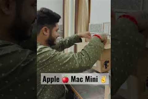 Apple Mac Mini ✌️ #unboxing #apple #studio #shivaandsaurabh #ministudio #videoediting #macmini