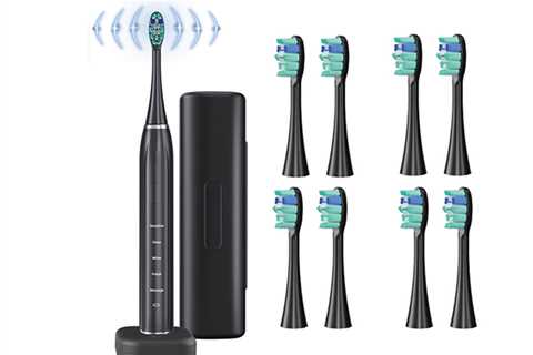 Sensible Sonic Dental Care Toothbrush with Eight Brush Heads for $29