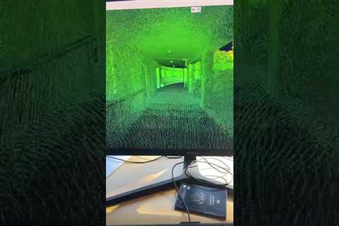 Drone LiDAR and indoor SLAM LiDAR 3D model fly through