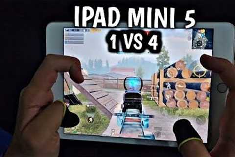 1V4 ON IPAD MINI 5 | 0-20 WITH RANDOM 😱 | PUBG MOBILE