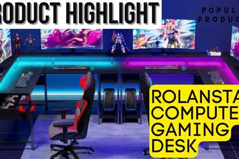 Rolanstar Computer Desk Product Highlight