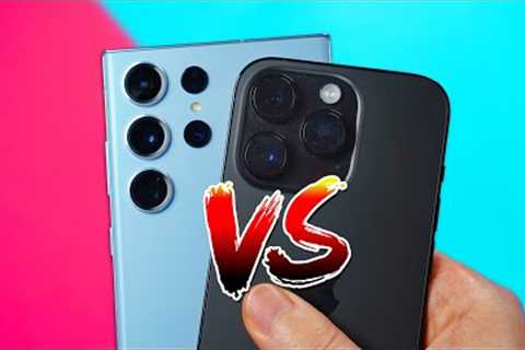 CHANCENLOS! 😨 S23 Ultra VS iPhone 14 Pro Max (Vergleich)