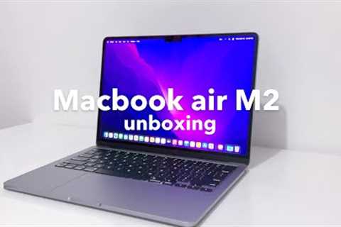 Macbook air M2 unboxing! (2023) 📦💻