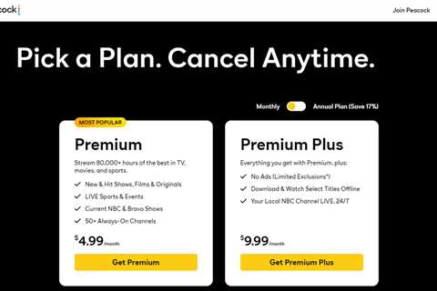 Peacock has stopped offering its free tier to new subscribers; existing users will continue to have ..
