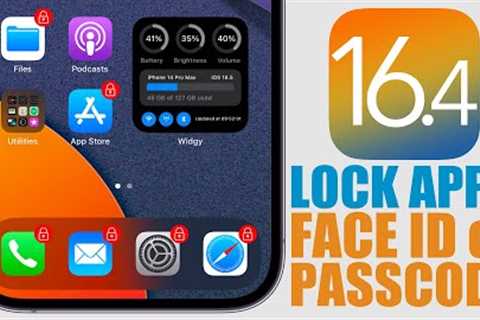 iOS 16.4 - You Can Now Easily LOCK Apps with FACE ID or PASSCODE !