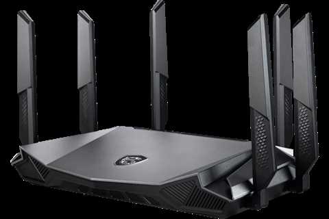 RADIX AX6600 WIFI 6 Tri-Band Gaming Router for $326