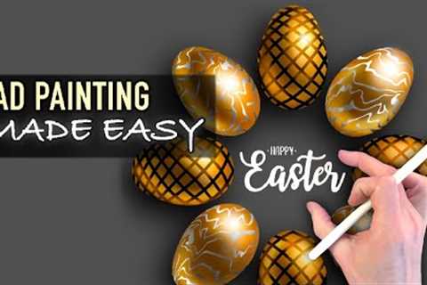 Easter Egg Design Tutorial - made easy on the iPad.