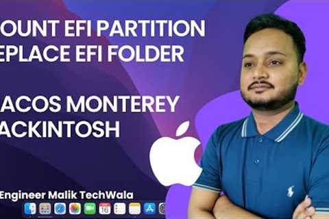 How to mount EFI partition on macOS Monterey Hackintosh || Replace EFI Folder #hackintosh  #macos