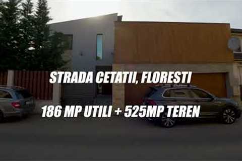 Stunning FPV Drone Footage of Beautiful House on Cetatii Street in Floresti