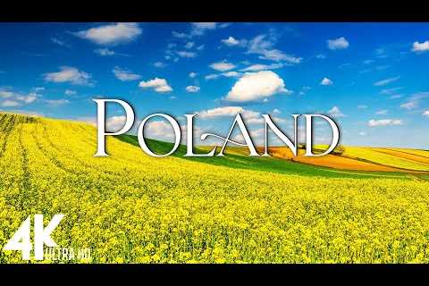 FLYING OVER POLAND (4K Video UHD) - Scenic Relaxation Film With Inspiring Music