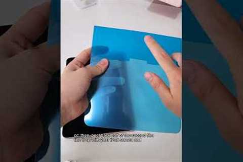 Apple iPad Paper Screen Protector | elago : how to install iPad screen protector #shorts