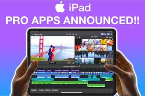 iPad Final Cut Pro & Logic Pro ANNOUNCED! - RELEASE DATE, PRICE & FEATURES INSIDE!