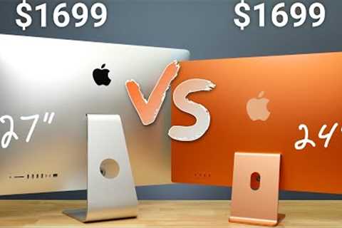 M1 iMac Mid-range vs 2020 iMac for SAME PRICE! 24 vs 27