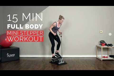 15 Minute Full Body Mini Stepper with Bands Workout