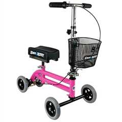 Pediatric Knee Scooter in Pink - CE Certified