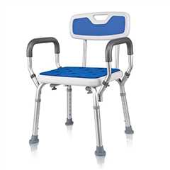 Adjustable Shower Chair with Padded Handles