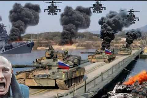 Today Important Russian Precious Army Convoy was Bombarded By Ukrainian Drones |GTA V