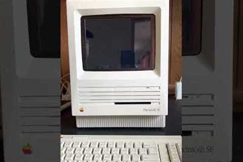 MacintoshPi running in a color Mac SE!