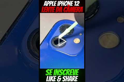 Troca de Lente da Camera Apple iPhone 12 #shorts #iphone12 #apple #cameraglass #fy #fyp #foryou