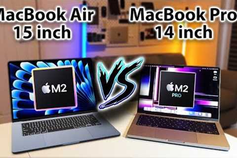 REVIEW of Specs - 15 inch MacBook AIR M2 VS 14 inch MacBook PRO M2 PRO!