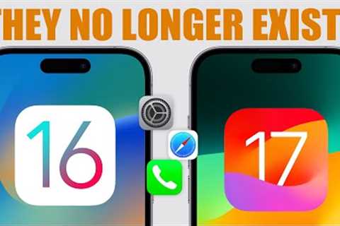 10 iPhone Features Apple Killed on iOS 17 !