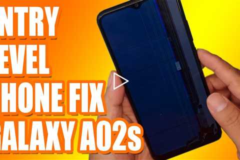 ENTRY LEVEL MODEL! Samsung Galaxy A02s Screen Replacement | Sydney CBD Repair Centre