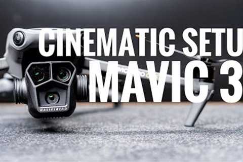 DJI Mavic 3 Pro Setup and Settings for Cinematic Footage